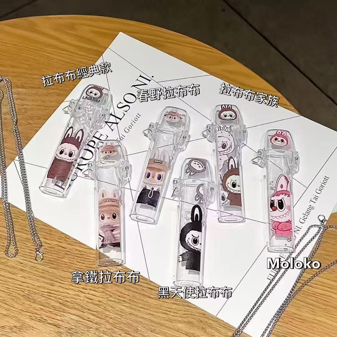 LABUBU拉佈佈 一代/五代主機通用保護套 防摔 透明 通用SP2S主機保護套(配掛繩)🍬台灣現貨